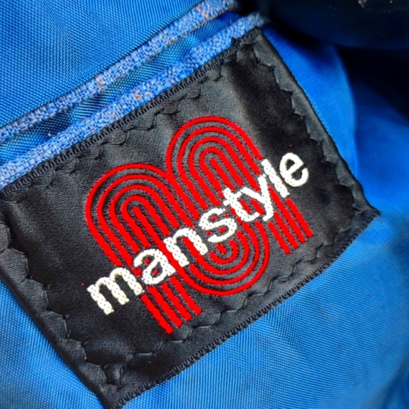 Manstyle Vintage 70's Check/Plaid Lux Blazer - Picture 4 of 17